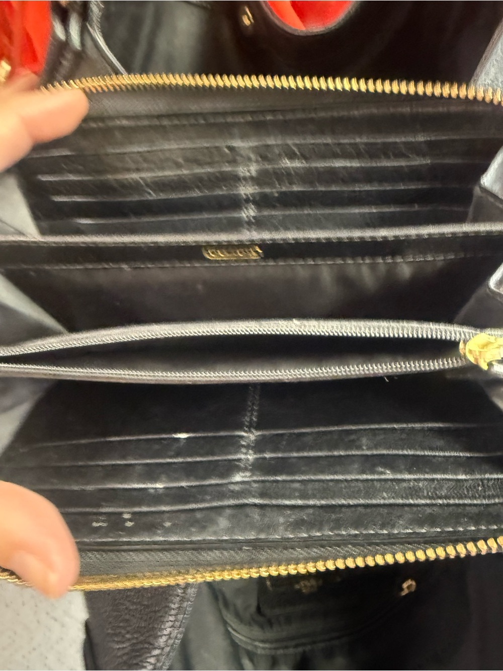 🖤GUC Coach Black Leather Shoulder Bag - Picture 14 of 15
